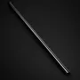 Bitspower None Chamfer Messing Hard Tubing 14 mm AD, 500 mm, Schwarz Glanz