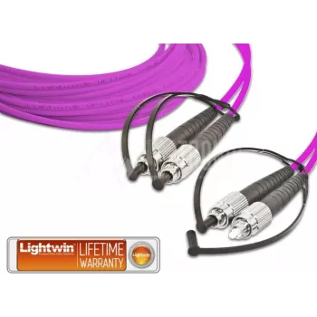 Lightwin Hochwertiges Duplex LWL Patchkabel, MM OM4, FC - FC LWL Patchkabel (LDP-50 FC-FC 3.0 OM4)