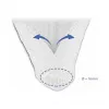 Geflechtschlauch DeLOCK 20809 5 m x 16 mm weiß