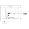 Video-Gegensprechanlage Hikvision DS-KH8350-TE1 7 Zoll IPS-Touchscreen, PoE, SIP, MicroSD-Steckplatz, 1024×600, Aluminiumgehäuse, Schwarz