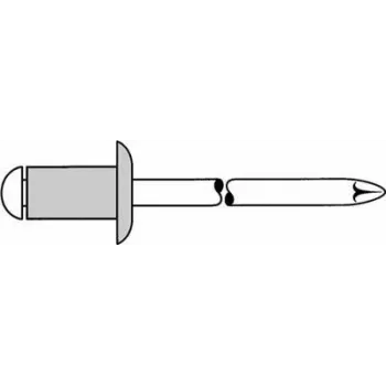 Blindniet GESIPA 1455053 Al/A2 5x16 mm für 10,0–12,0 mm Klemmbereich, 500er-Pack
