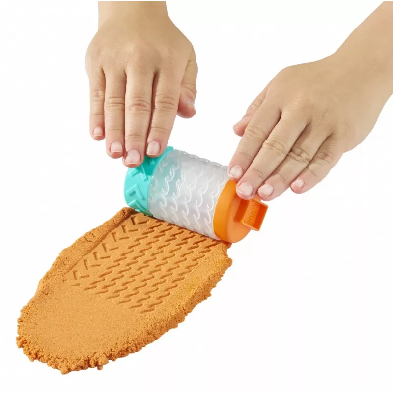 Plastikmasse Wonder Factory Never Dry Dough, Hellblau, Orange