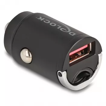 DeLOCK 64277 Mobiles Ladegerät Universal Schwarz Zigarettenanzünder Schnellladung Auto