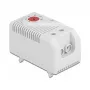 Thermostat DELOCK 66824, Kunststoffgehäuse, IP20, 30 W, 250 V, 10 A, 43×60×33 mm, grau/rot