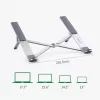 Laptop-Ständer UGREEN LP451 verstellbar Aluminiumlegierung für 8–17 Zoll Laptops, 5 Positionen, silber