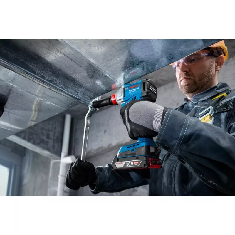 Akku-Schlagschrauber GDX 18V-285 Professional, 18 Volt (Blau, 2x Lithium-Ionen-Akku 4,0 Ah, in L-BOXX)