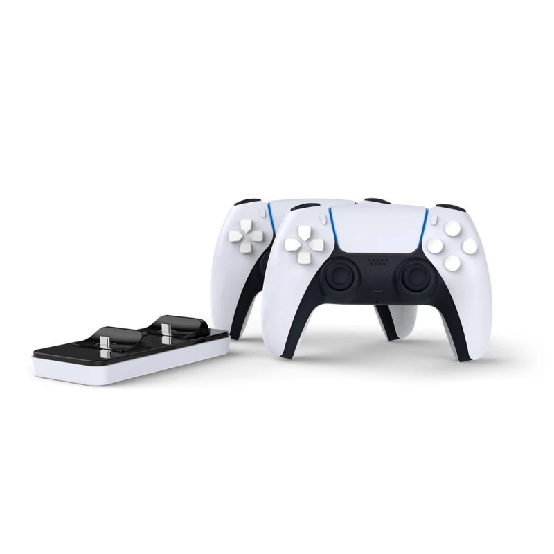 Ladestation SUBSONIC SA5608 für PlayStation-5-Controller mit zwei Schnellladeplätzen und LED-Anzeigen