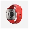 Band Nomad Tempo — Rotes Gummi, 18 mm Breite, passt an Handgelenke 135–175 mm