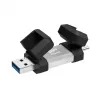 USB-Stick Silicon Power 256 GB USB Typ-A / USB Typ-C, USB 3.2 Gen 1, Aluminium‑Gummikappe