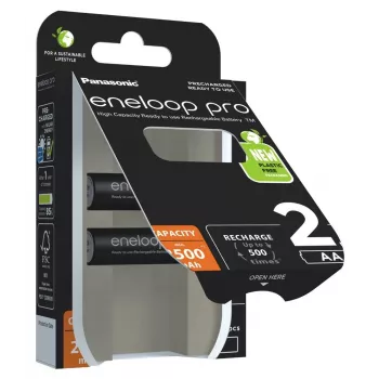 Akkus PANASONIC ENELOOP PRO AA 2500 mAh 2 Stück (BK-3HCDE/2CP)