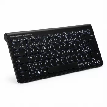 Tastatur Wortmann AG NB MOBILE 1717R beleuchtet FR-Layout Copilot-Logo weiß