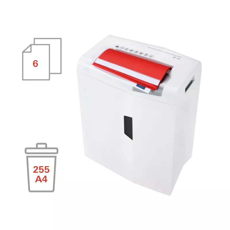 HSM shredstar X6pro Aktenvernichter, 2 x 15 mm + separater CD-Schneidemechanismus