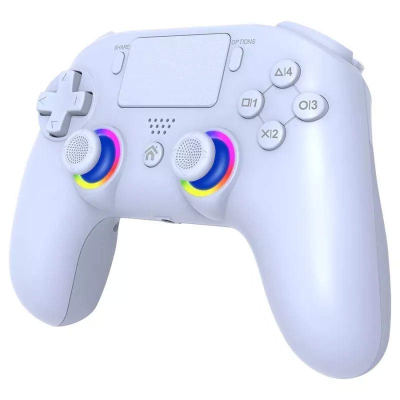 Gamepad Subsonic PS5 Wireless LED Controller Weiß D-pad Home Options Share