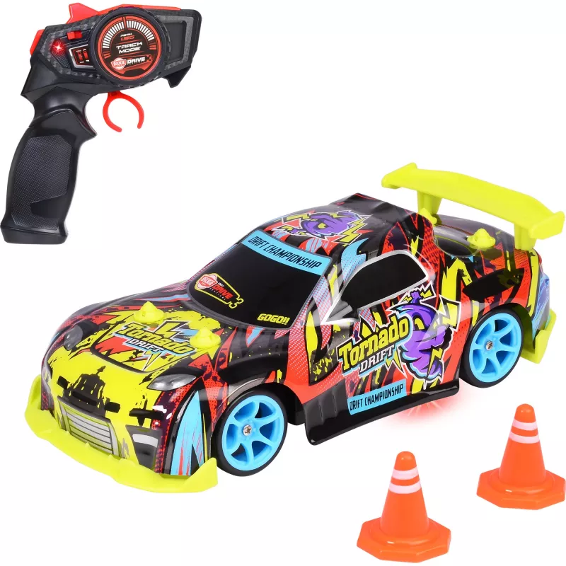 RC-Car Dickie Tornado Drift RTR 2,4 GHz – fertig montiertes Drift-Auto