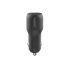 Dual-USB-A-Autoladegerät 12W x2 Schwarz