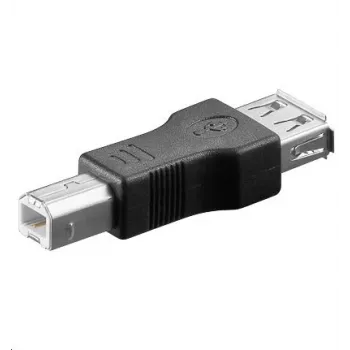 Microconnect USBAFB Kabeladapter USB B USB A Schwarz