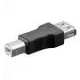 Microconnect USBAFB Kabeladapter USB B USB A Schwarz
