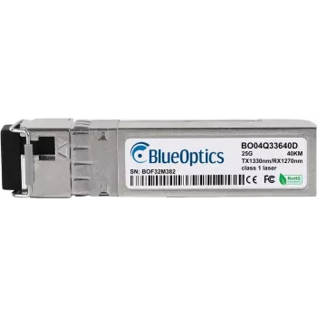 SFP28-Transceiver BlueOptics BO04Q33640DIN 25GBASE-BX-D Singlemode 25 Gb/s 40 km