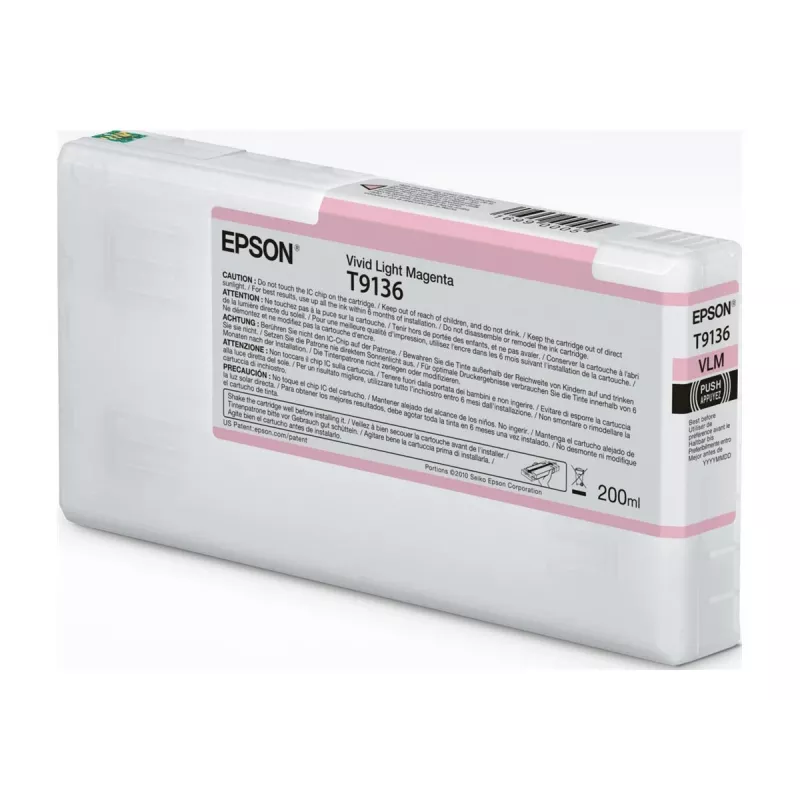 Tintenpatrone Epson T91360N Vivid Light Magenta Original für kompatible Epson Drucker