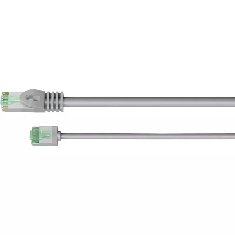 Netzwerkkabel Goobay 74346 RJ-45 Cat8.1 1m Grau