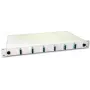 Lightwin LWL Splice Box, 12 Fasern, 6x DSC Multimode, 50/125µm OM3 Pigtail Spleißboxen (SPBOX 12G50 OM3 DSC)