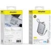 Tragbare Powerbank Awei C03 20000mAh mit 45W Ausgang und integriertem USB-A/USB-C Kabel