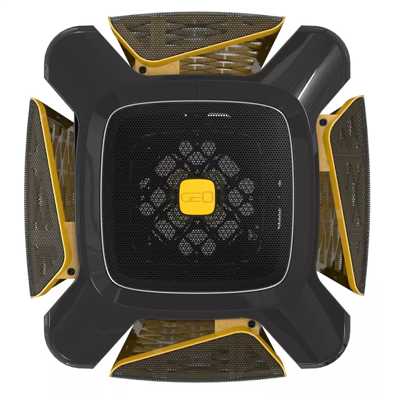 Computergehäuse Geometric Future M2 THE ARK Mini-ITX Gehäuse schwarz