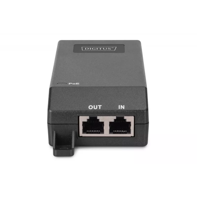 Digitus Gigabit Ethernet PoE+ Injector 802.3at 30 W Schwarz