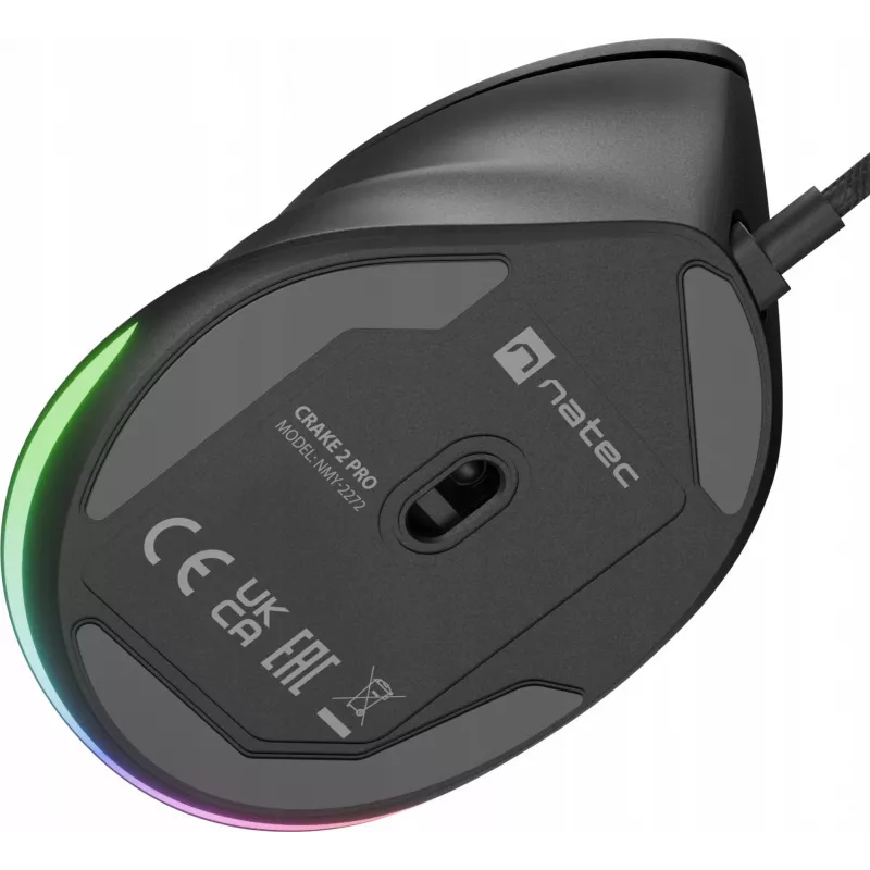 NATEC Crake 2 Pro Maus Universal Für Rechtshänder USB Typ-A Optisch 12800 DPI