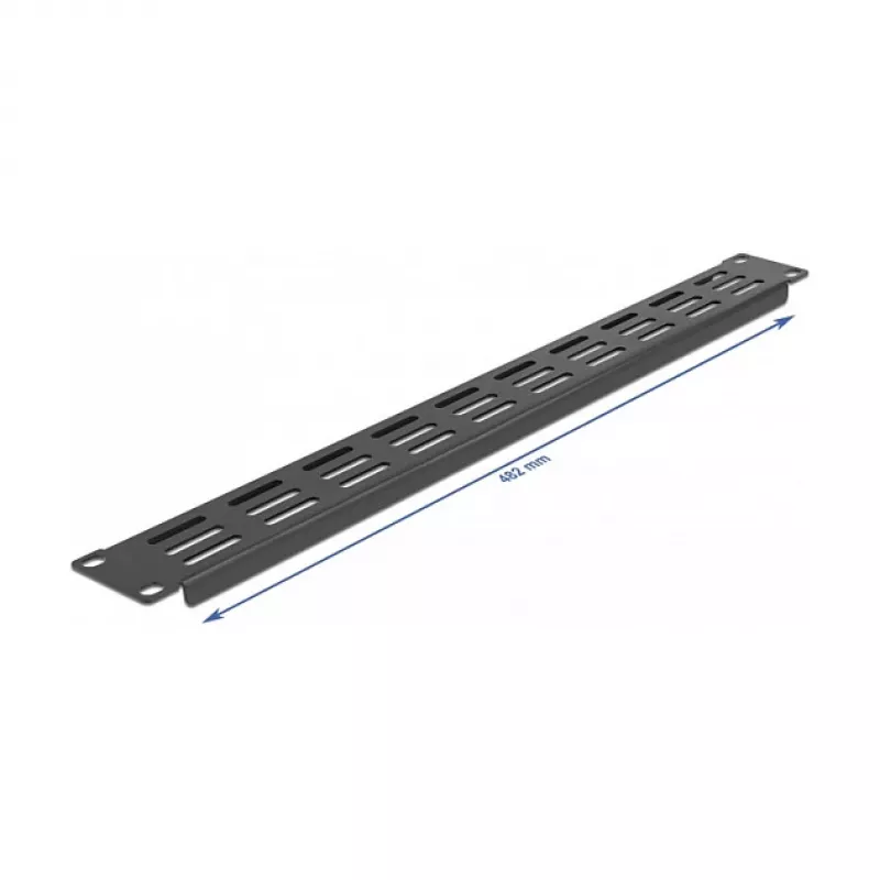 Belüftete Blindplatte DeLOCK 19 Zoll Netzwerkschrank-Panel 66679