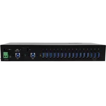 Exsys EX-1526HMVS - USB 3.2 Gen 1 (3.1 Gen 1) Type-B - USB 3.2 Gen 1 (3.1 Gen 1) Type-A - 5000 Mbit/s - Schwarz - Metall