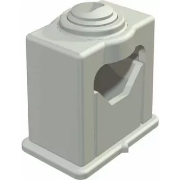 OBO Bettermann Greif-Iso-Schelle 3040 6-16mm 2-teilig Hellgrau (2105012)