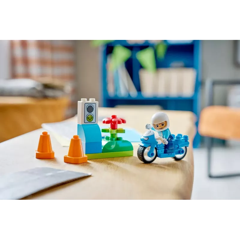 LEGO DUPLO 10471 Blaues Polizeimotorrad