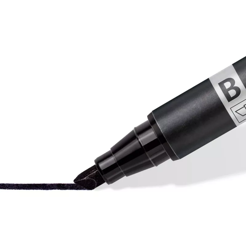Permanentmarker Staedtler Lumocolor permanent duo 348 B schwarz 1 Stück