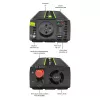 Qoltec Monolith power adapter/inverter Auto 600 W Schwarz