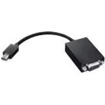 Lenovo 0A36536 Videokabel-Adapter VGA (D-Sub) Mini DisplayPort Schwarz