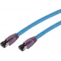 Netzwerkkabel S/CONN 08-40021 Blau 1m Cat8 S/FTP