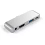 Satechi Aluminum USB-C Hub für iPad Pro Silber