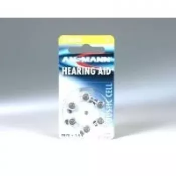 1x6 Ansmann Zink-Luft 10 (PR70) Hörgerätebatterien
