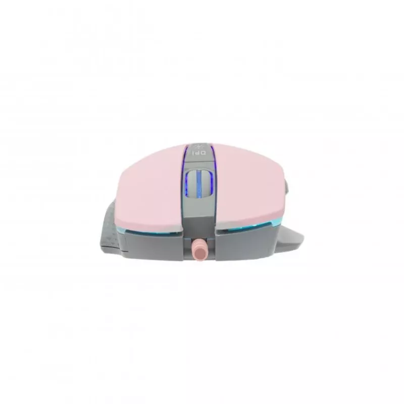 Gaming-Maus White Shark GARETH Pink USB Typ-A