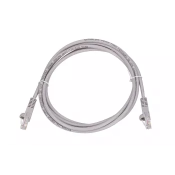 LAN-Patchkabel Extralink Cat.5e UTP 2 m, RJ-45 auf RJ-45, grau