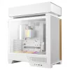 Desktop-PC-Gehäuse DeepCool CL6600 WH — weiß, unterstützt ATX/PS2/SFX/SFX-L-Netzteile, 140 mm vorne, 120/140 mm oben/hinten, 2,5-Zoll- und 3,5-Zoll-Laufwerke