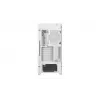 PC-Gehäuse DeepCool CG580 4F V2 Midi Tower Weiß — ATX, Hartglas, 3x120-mm-Seitenlüfter, 360-mm-Seitenradiator-Unterstützung