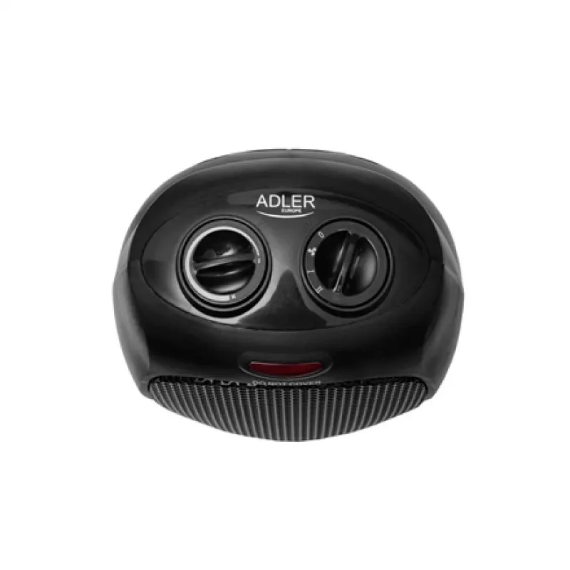 Adler AD 7702 Ventilator-Elektroheizgerät Innenbereich Edelstahl 1500 W