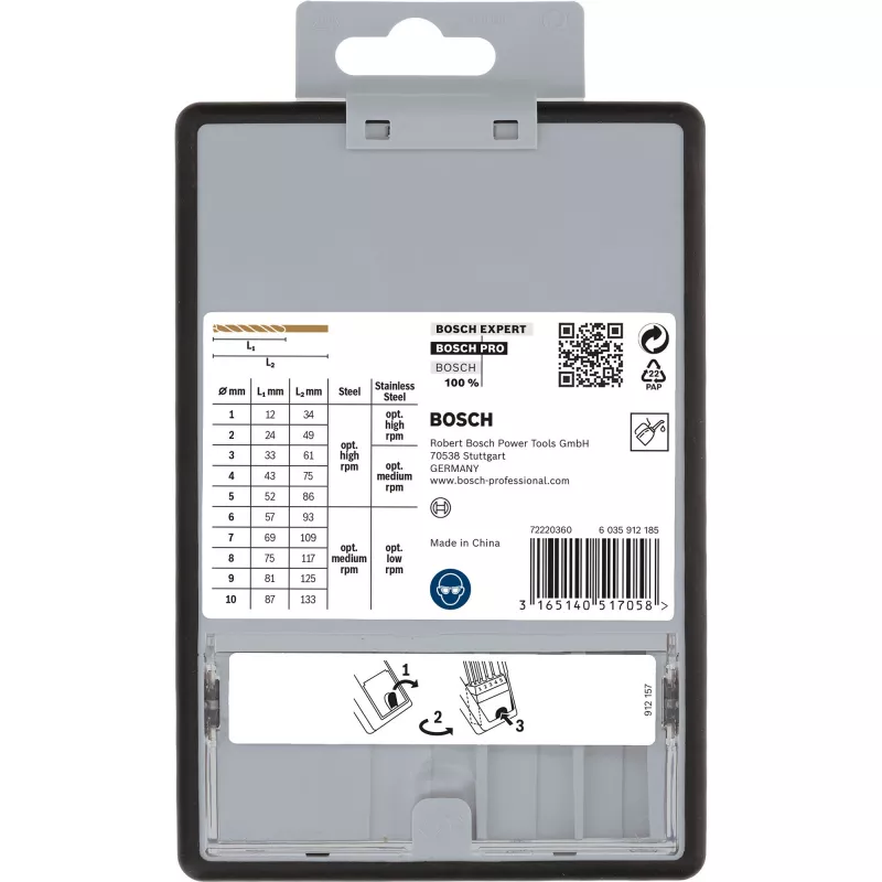 HSS-Spiralbohrer-Set Bosch 2607019925