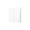 TP-Link Tapo Smart Light Switch 2-Gang 1-Way, Tilt, Weiß, 91.5 mm, 100.5 mm, 55.5 mm, 200 g