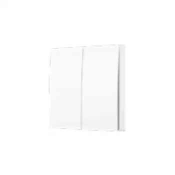 TP-Link Tapo Smart Light Switch 2-Gang 1-Way, Tilt, Weiß, 91.5 mm, 100.5 mm, 55.5 mm, 200 g