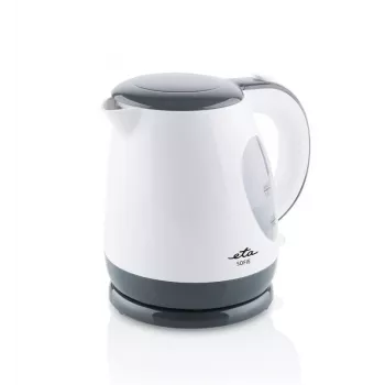 Wasserkocher ETA Sofie 1 l 2200 W, weißer Kunststoff, 360°-Basis