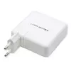 Qoltec GaN Charger FAST 108W | 5-20V | 3-4.7A | USB C | Weiß