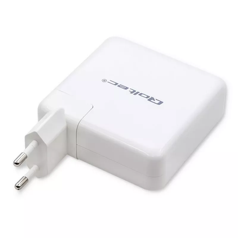 Qoltec GaN Charger FAST 108W | 5-20V | 3-4.7A | USB C | Weiß
